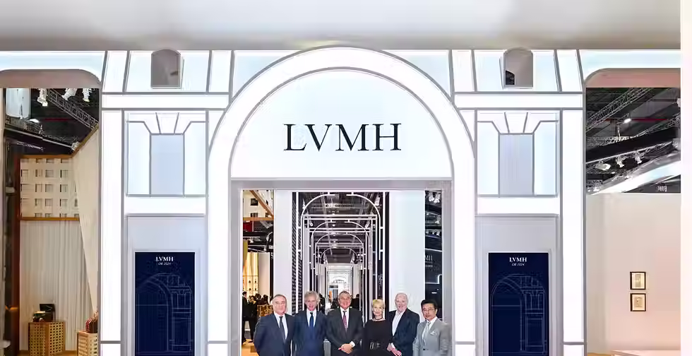 LVMH group meeting people posed for the photograph