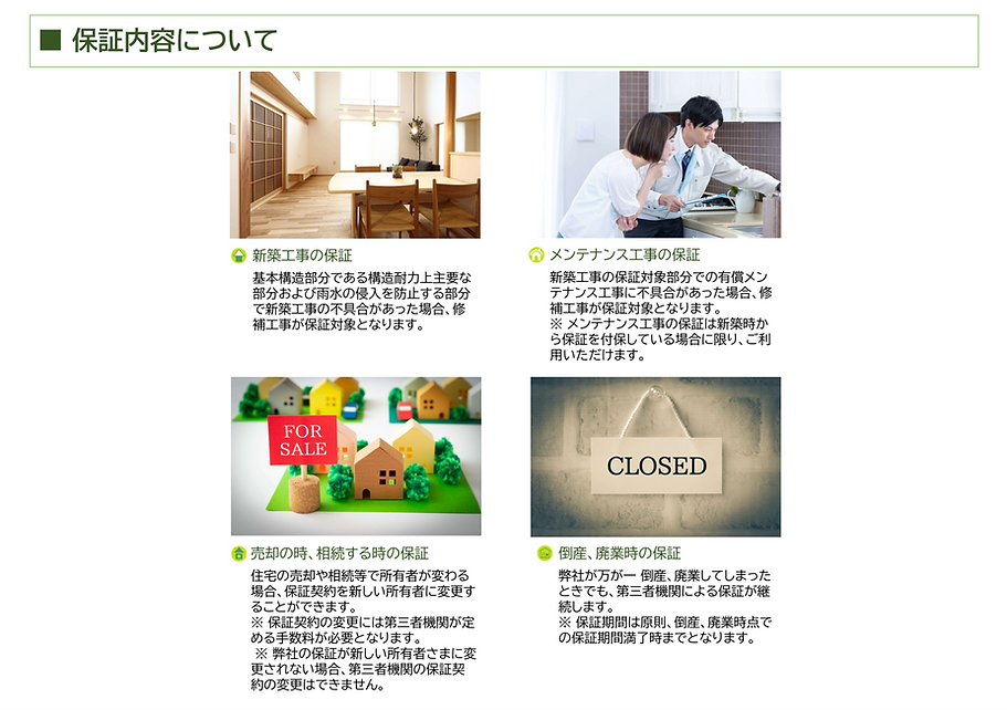 保証内容