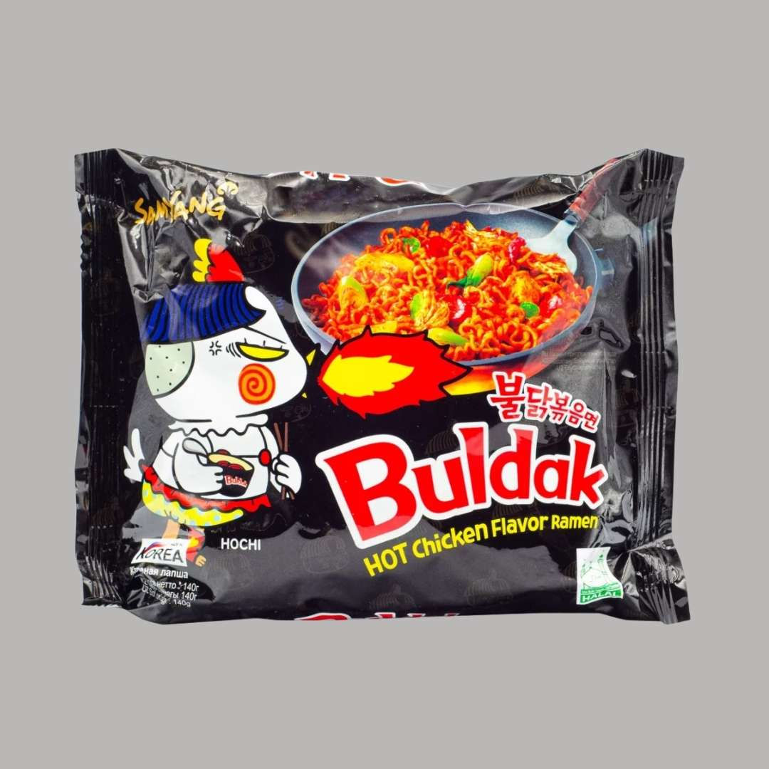 Локшина Buldak гостра з куркою (Бульдак)