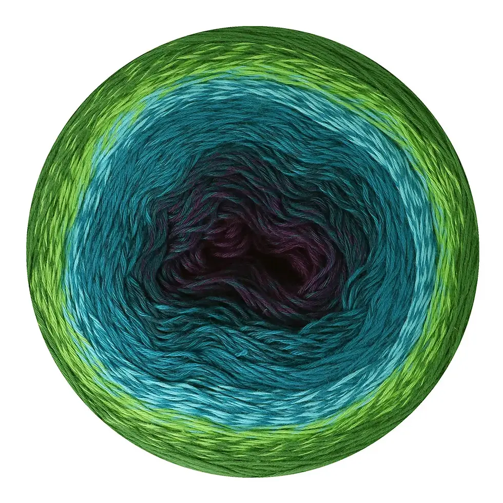 Miniatura: Duhové klubko Scheepjes Cotton Whirl 1000m, 730 Berry Breeze