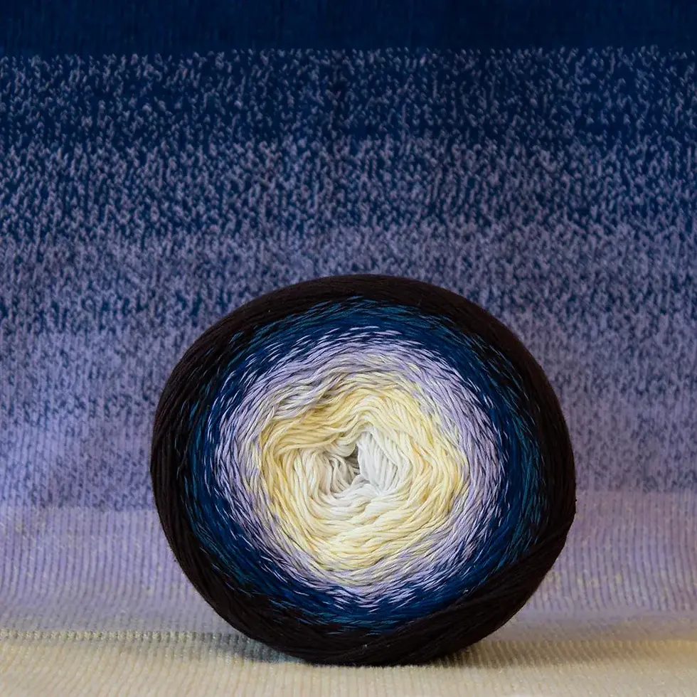 Miniatura: Duhové klubko Scheepjes Cotton Whirl 1000m, 799 Piece of C.