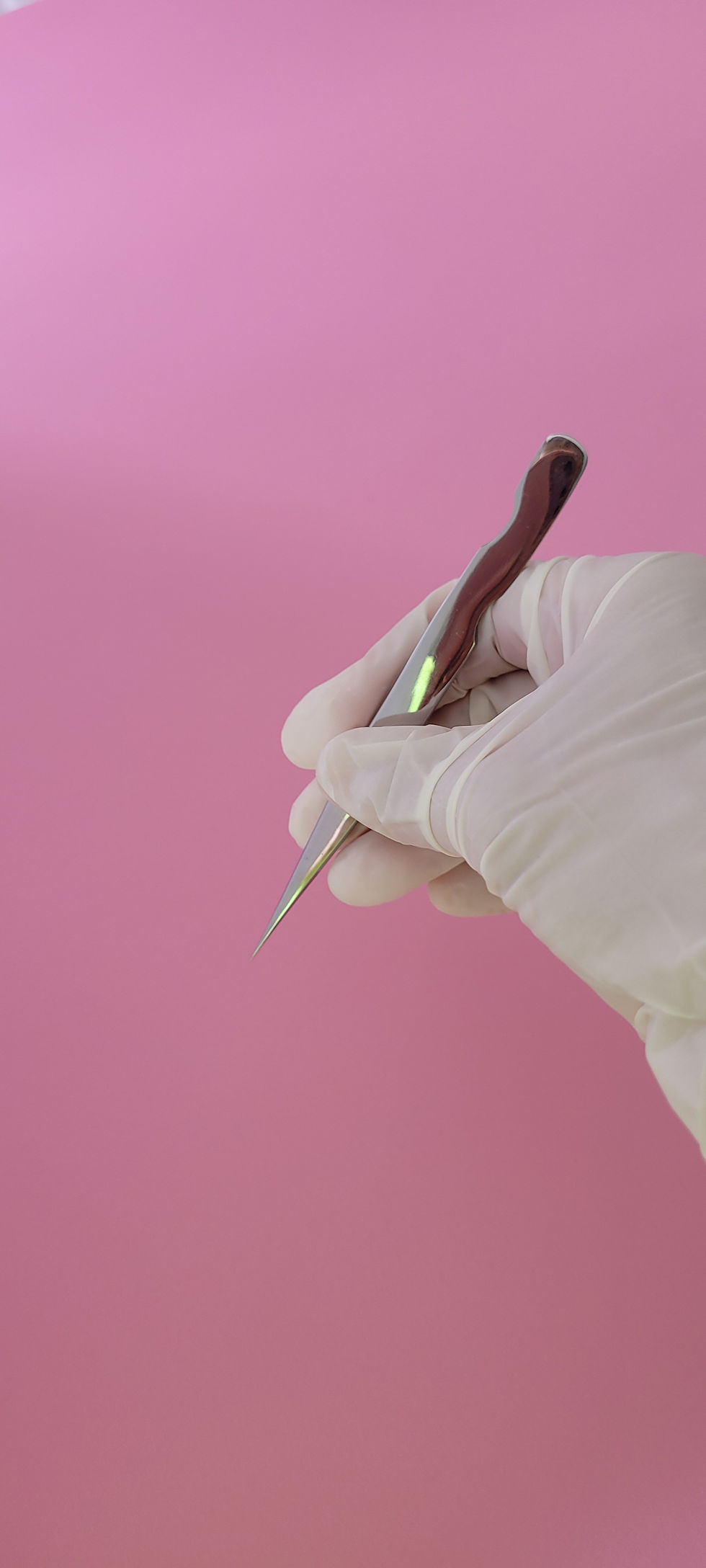 Thumbnail: Straight Mirror polished Tweezer with S-cut(JIO-03)