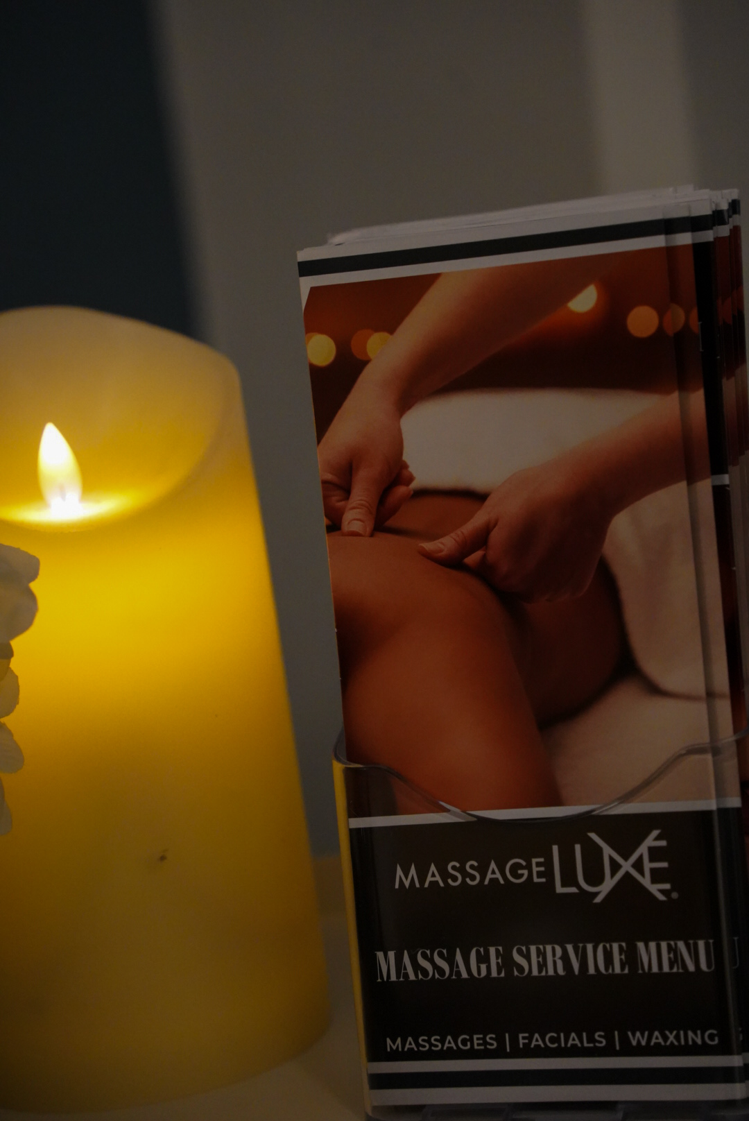 MassageLuxe Midtown Atlanta storefront signage