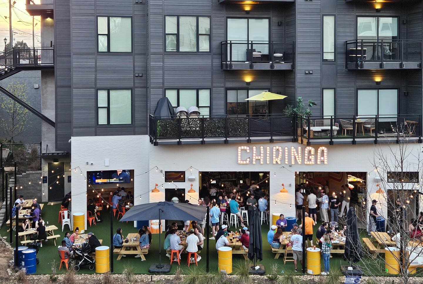 Street view of Chiringa Old Fourth Ward storefront in Atlanta