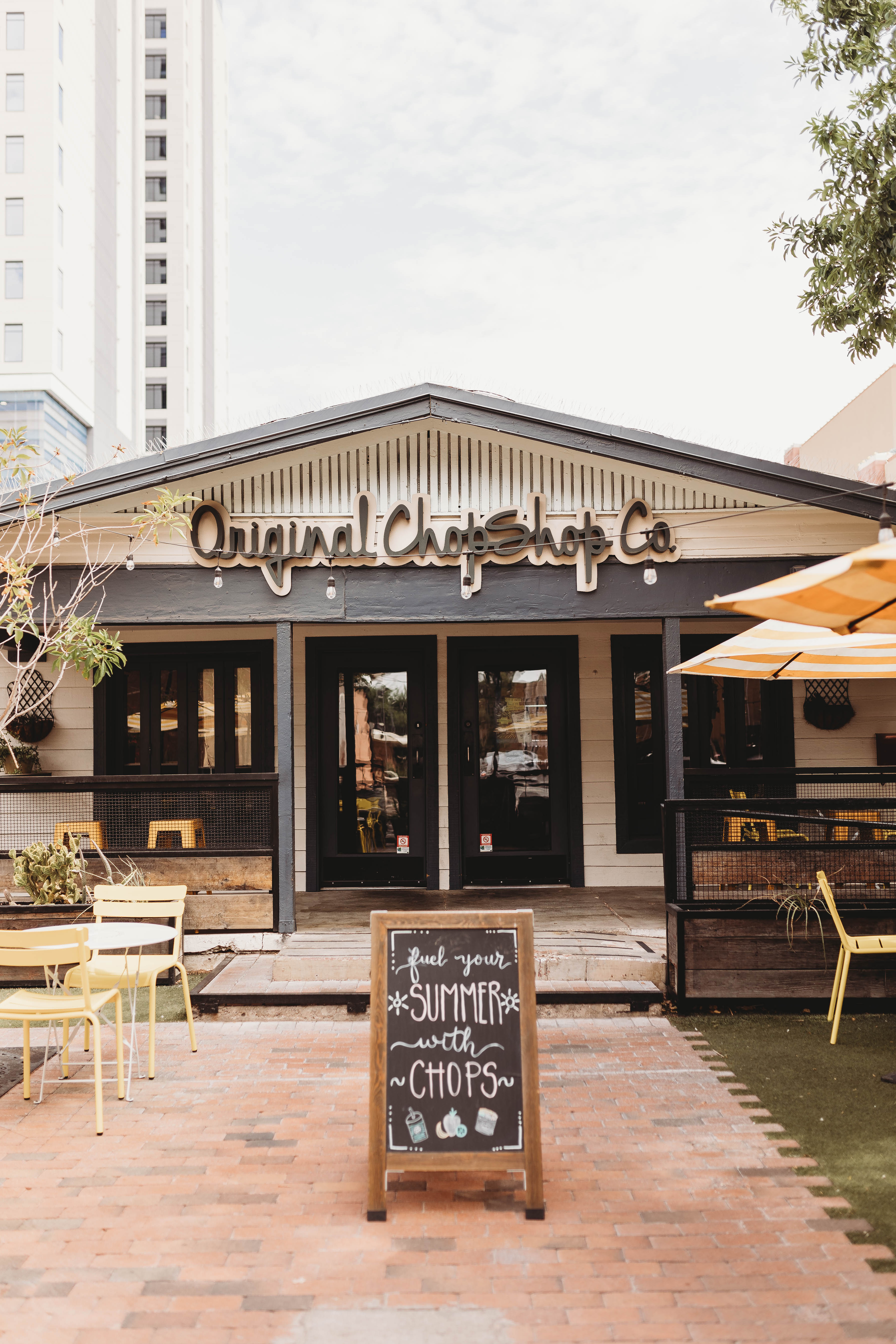Original ChopShop Phoenix Tempe location exterior
