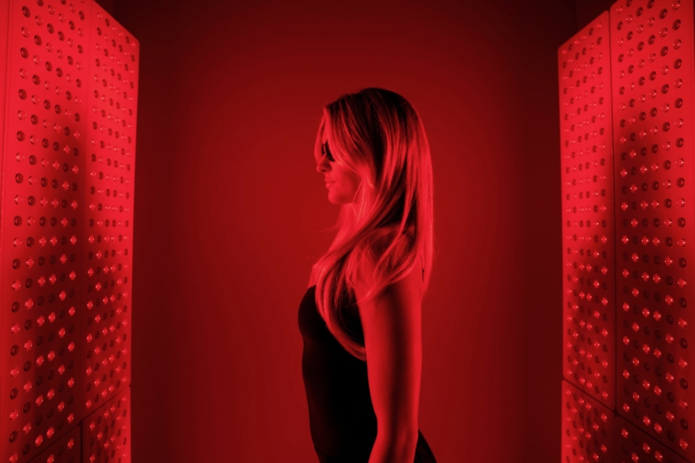 Red light therapy room at Degree Wellness Dallas in Lower Greenville