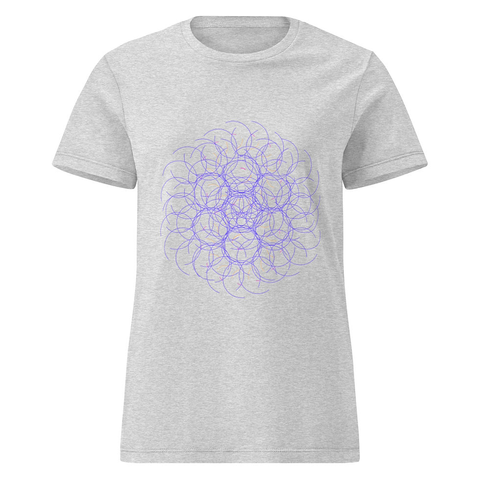 Thumbnail: Women’s - "Catherine wheel" fitted tshirt
