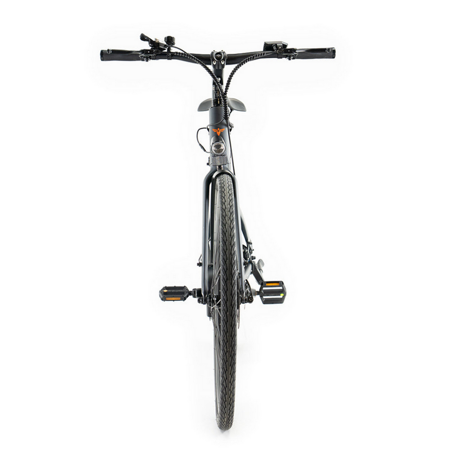 Miniaturbild: Vélo électrique ENGWE ENGINE X noir, vue frontale