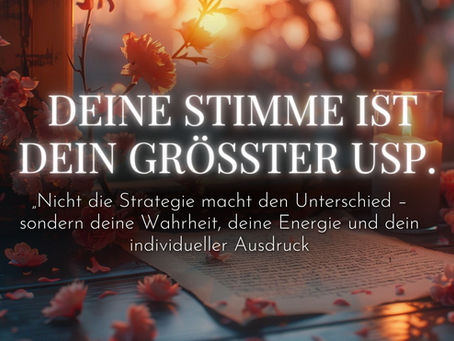 Individueller Ausdruck im Business – deine Stimme und Echtheit als wahrer USP für Sichtbarkeit