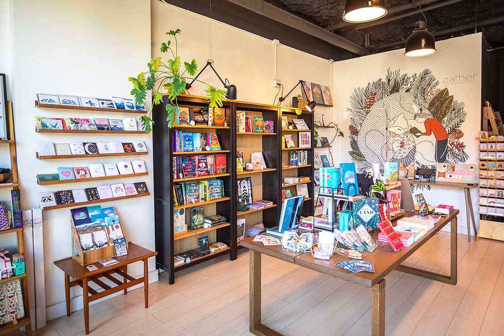 Gather Bookshop, a small Squamish business.