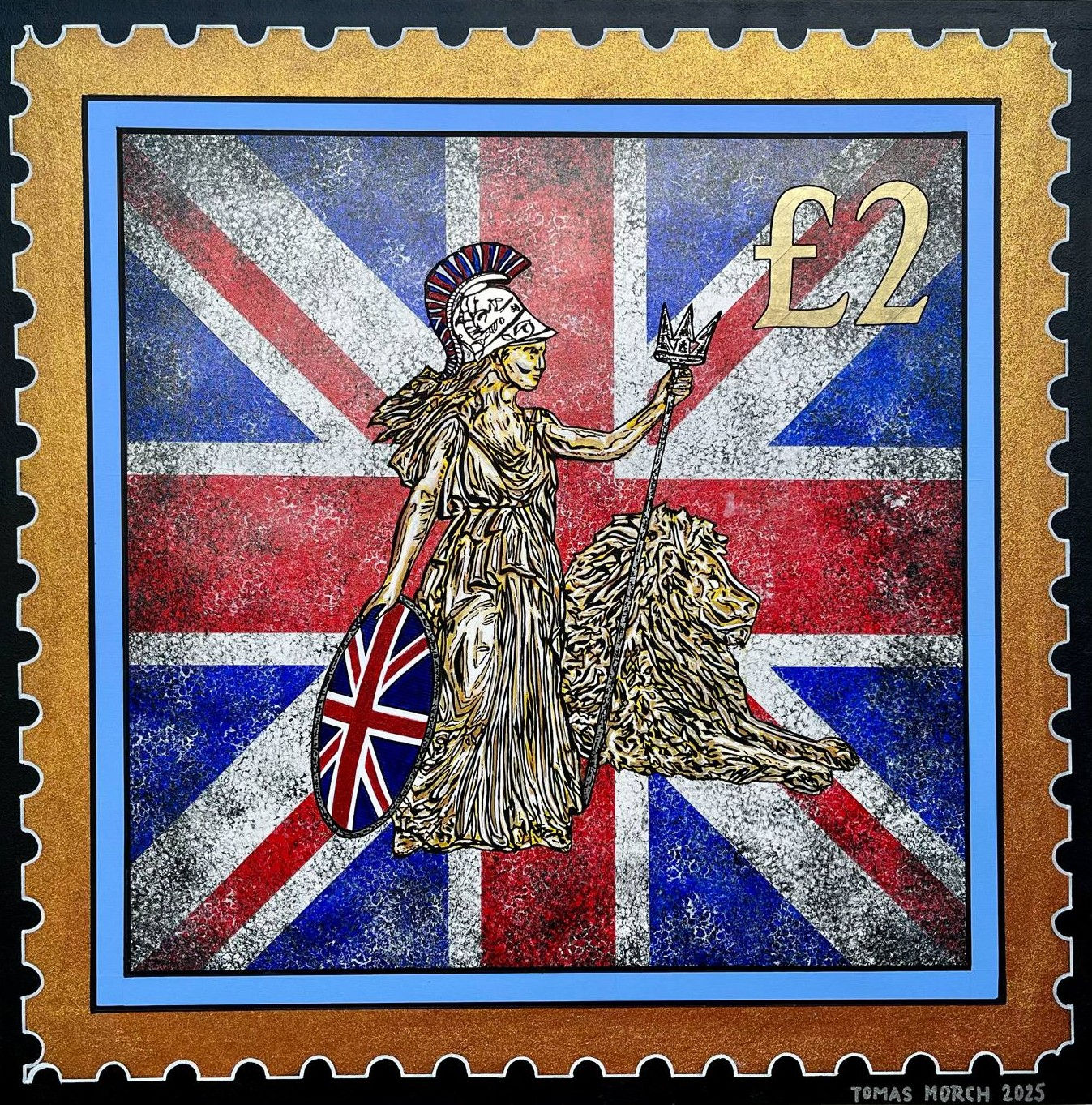 GOLDEN BRITAINIA AND LION  # 129