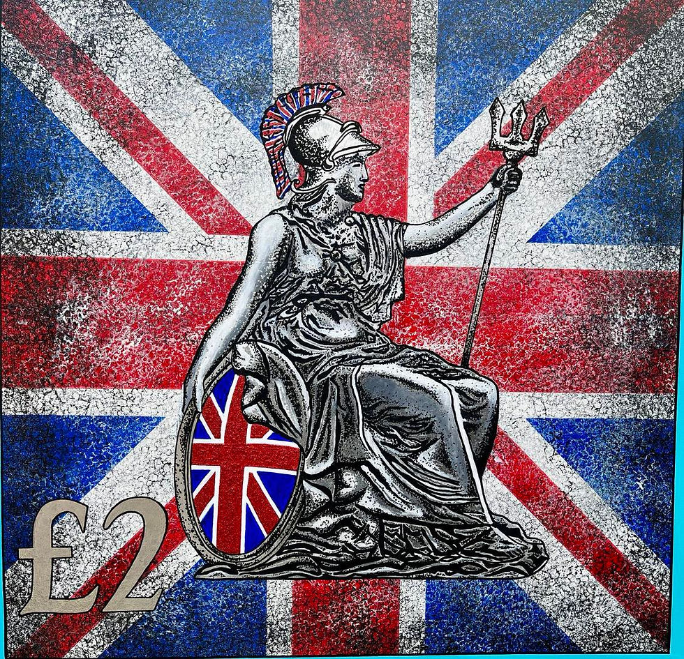 Thumbnail: Sitting Britannia £2 Stamp  #106