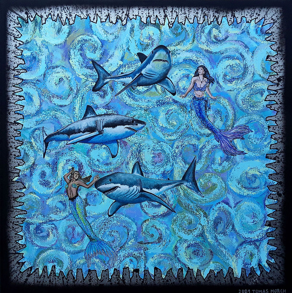 Thumbnail: TWO MERMAIDS FOOLING THE SHARKS  #71