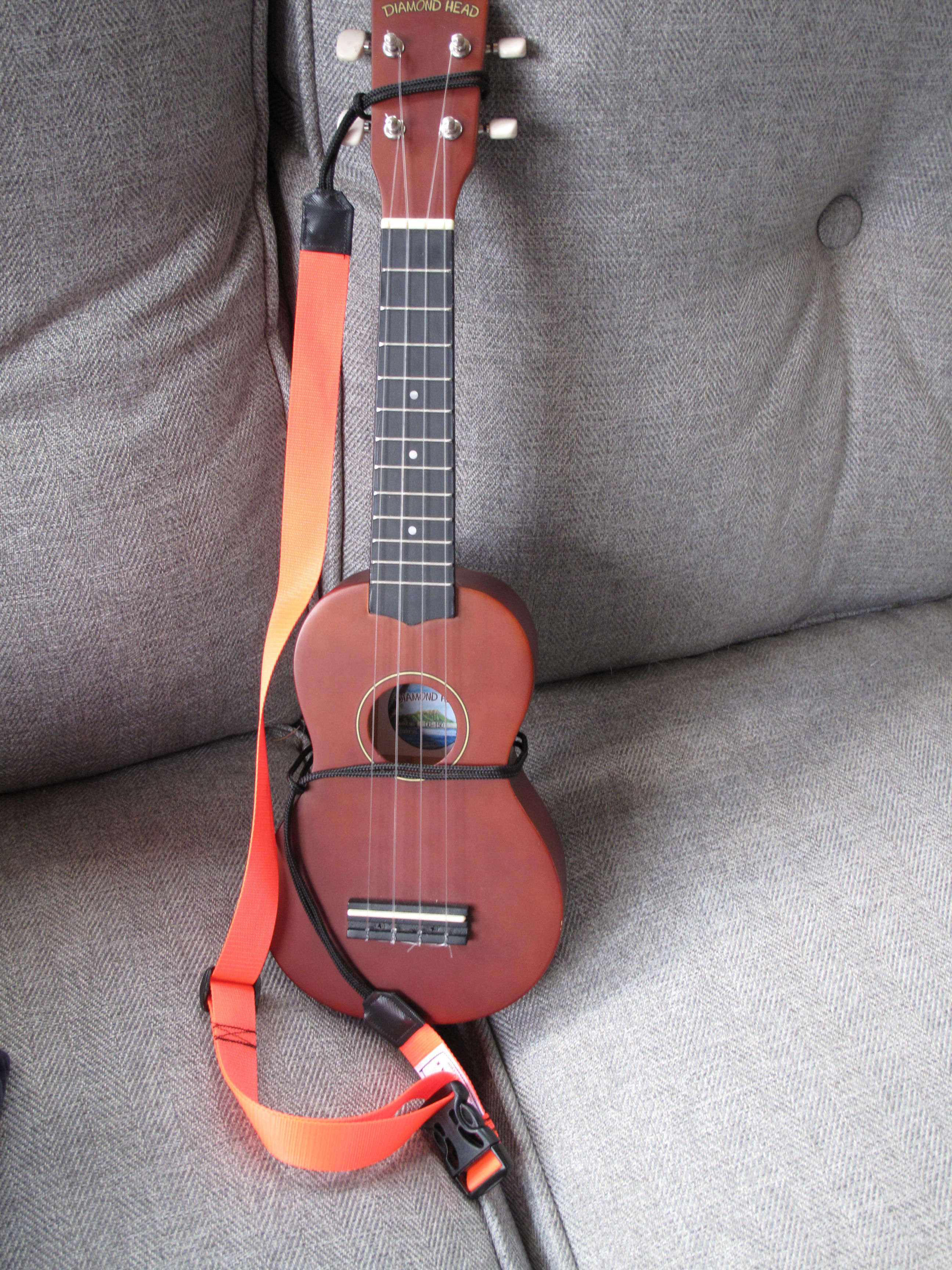 Orange Uke Strapz