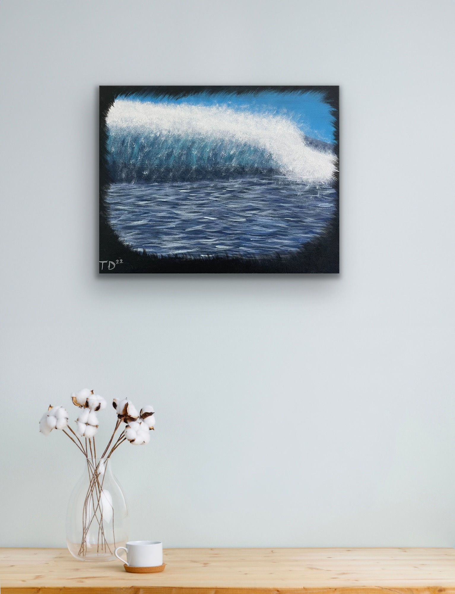 11x14" Wave Painting