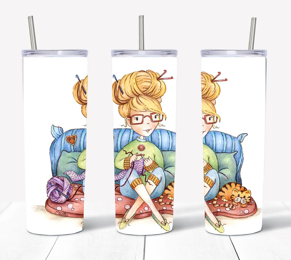 Tumbler La crocheteuse