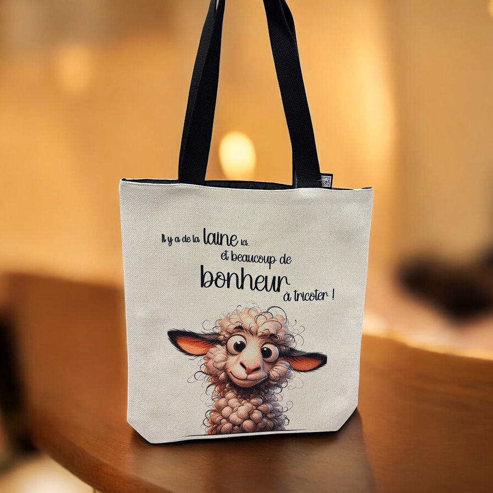 Moutons avec style Le bonheur de tricoter!