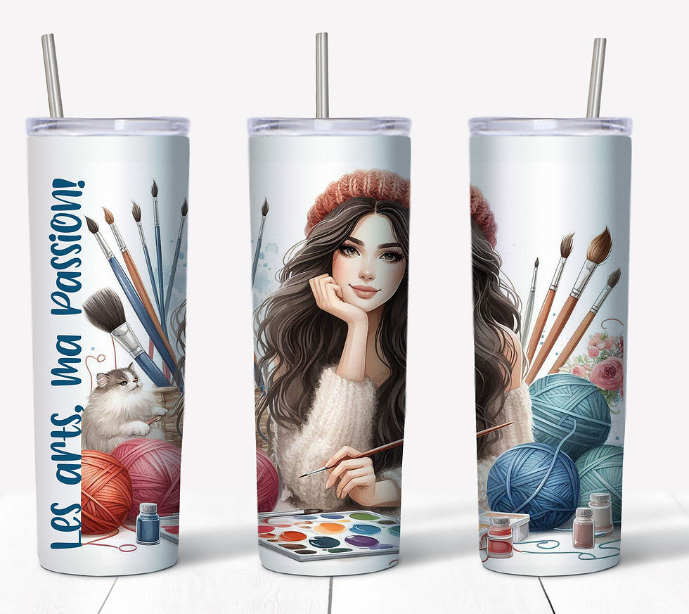 Tumbler Les arts, ma thérapie