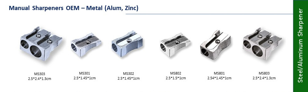 Manual Sharpeners OEM – Metal (Alum, Zinc)