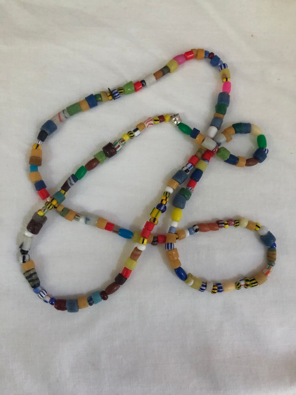 Thumbnail: African Trade Bead Necklace /Bracelet 