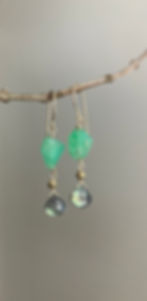 Green Sea - Labradorite / Chrysoprase 