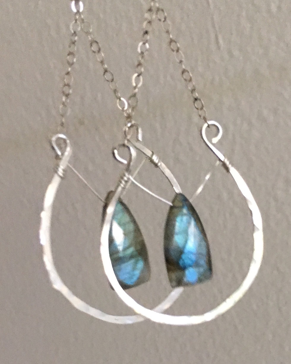 Thumbnail: Pearl and Labradorite Necklace