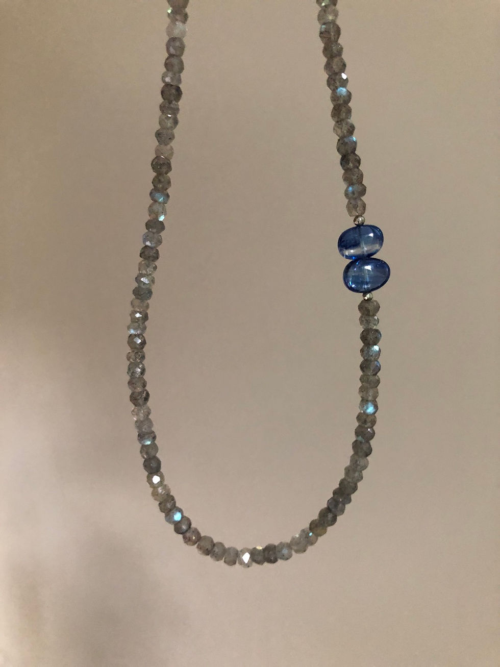 Labradorite and Kyanite Necklace