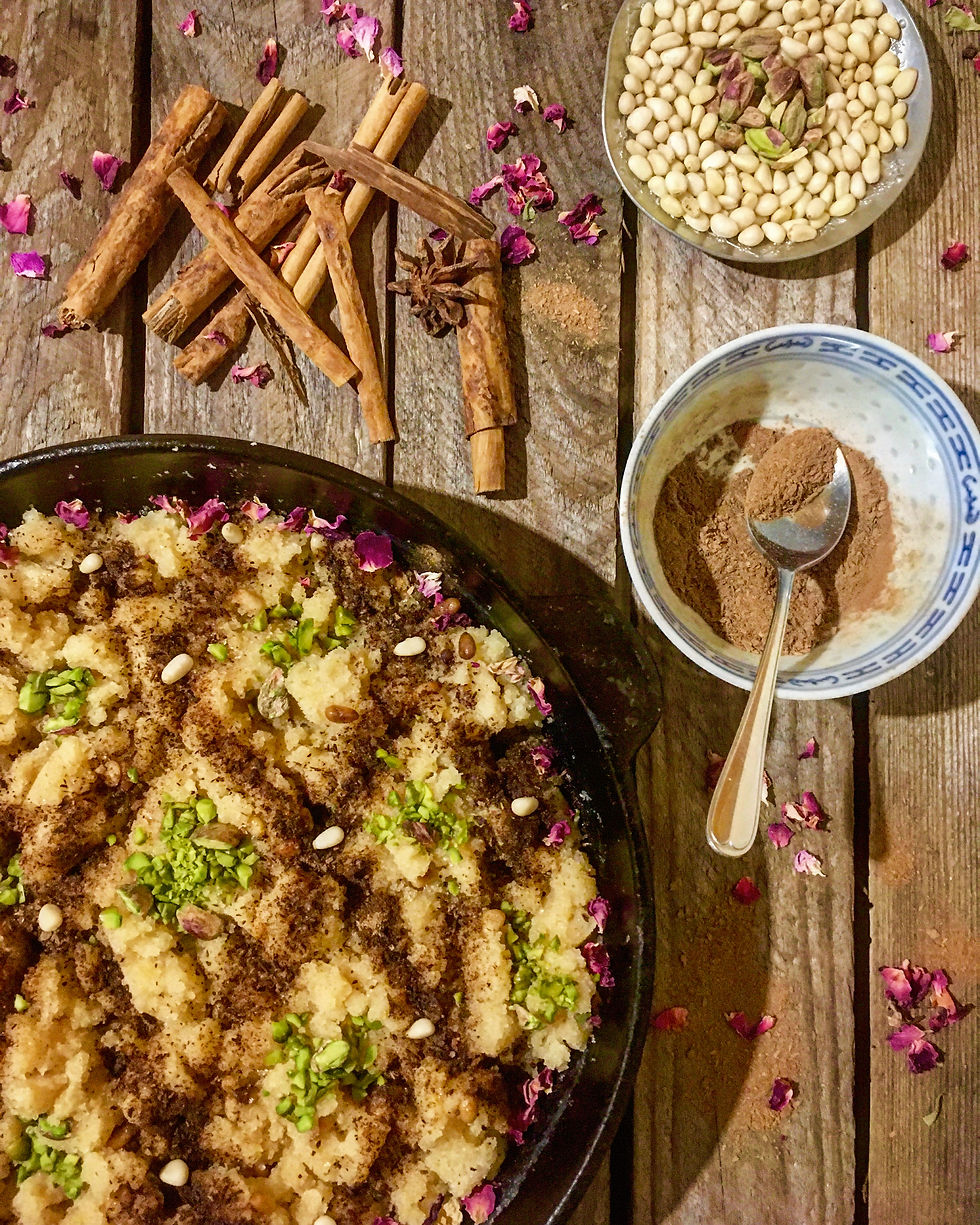 Syrisches Griesdessert