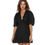 Thumbnail: Azumi black dress / organic cotton