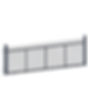Product: Garrison Style Slats Sliding gate 6000mm x 1800mm (Black)