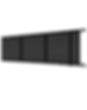 Aluminum Louver style slat sliding gate