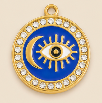 Thumbnail: Evil Eye - Stainless Steel Charm