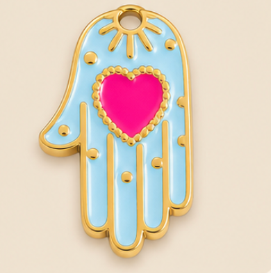 Thumbnail: Evil Eye - Stainless Steel Charm
