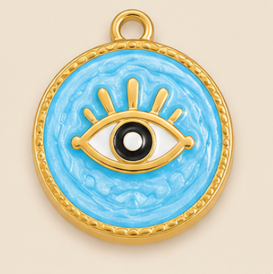 Thumbnail: Evil Eye - Stainless Steel Charm