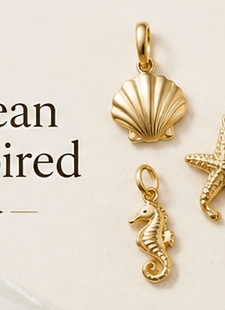 Ocean inspired - Stainless Steel Charm