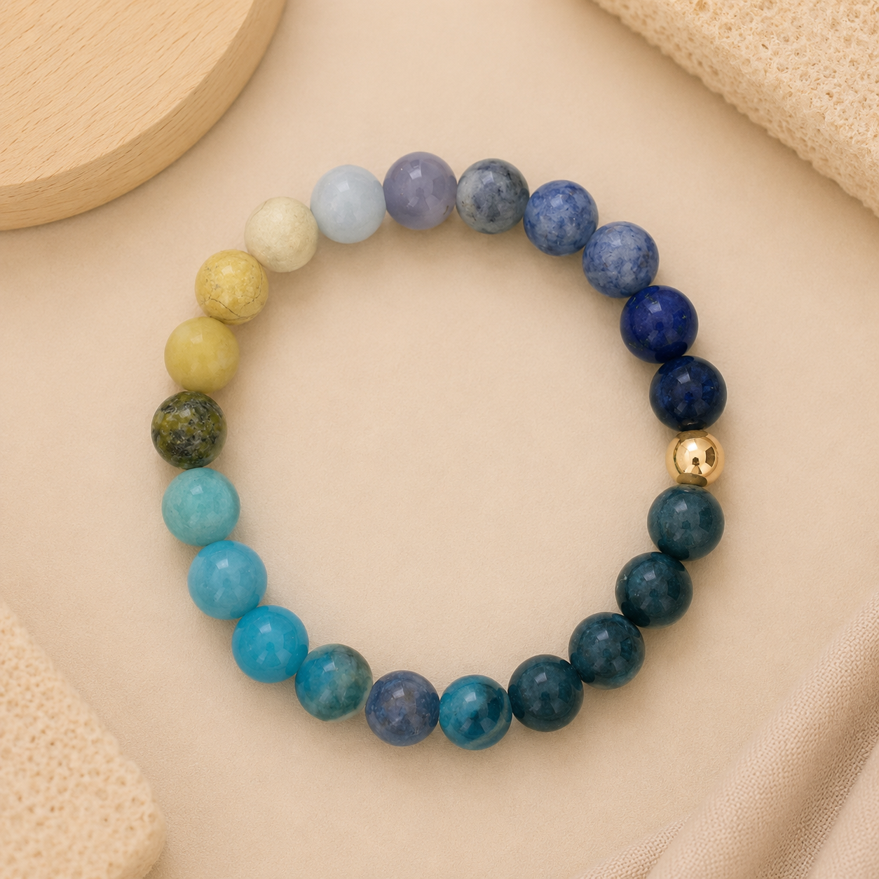 Sylva Marina - Forest and Ocean Inspired Stone Bracelet