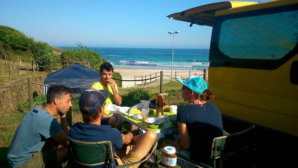 Wild camping life Caion