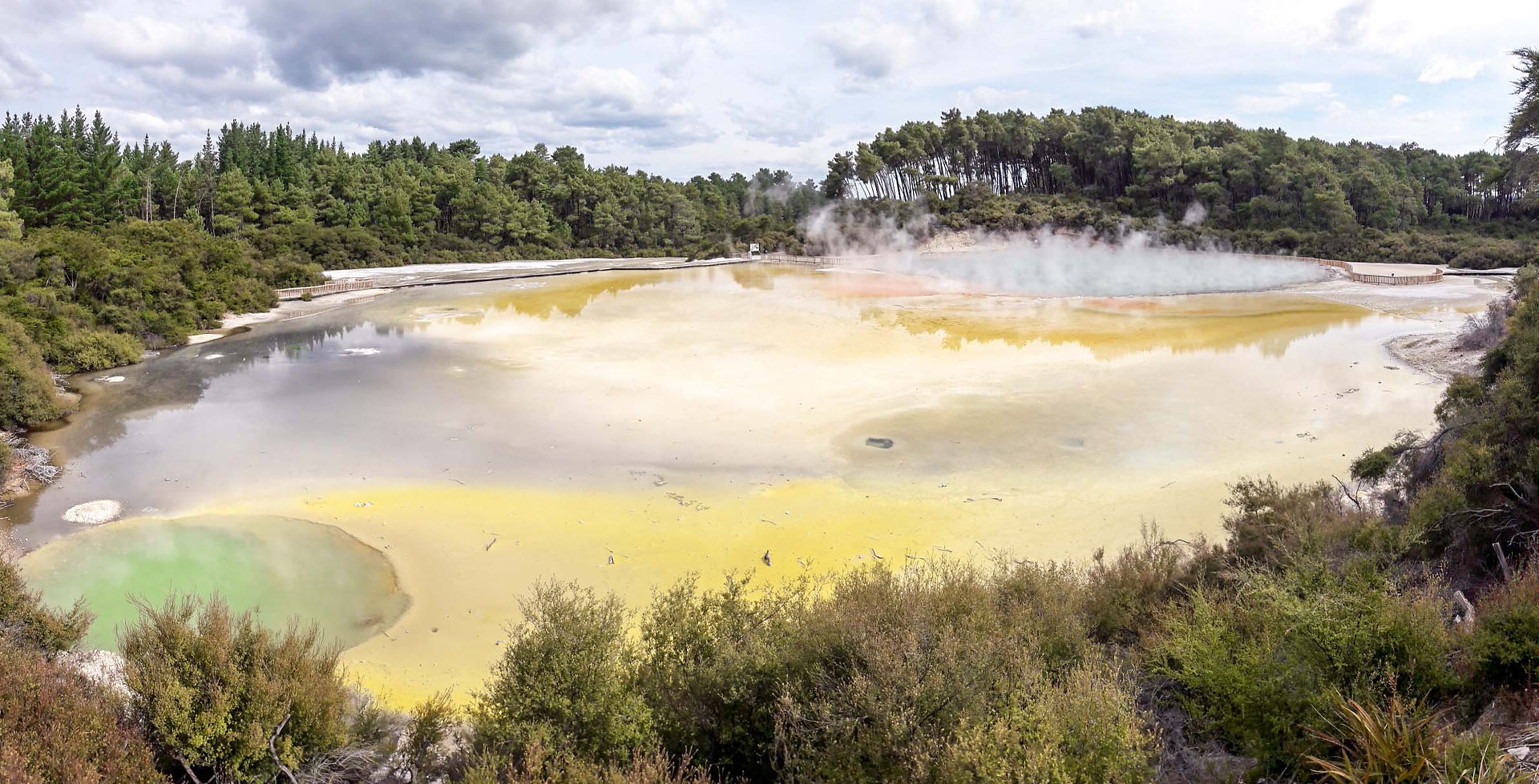 Palette de l'artiste - Wai-o-tapu