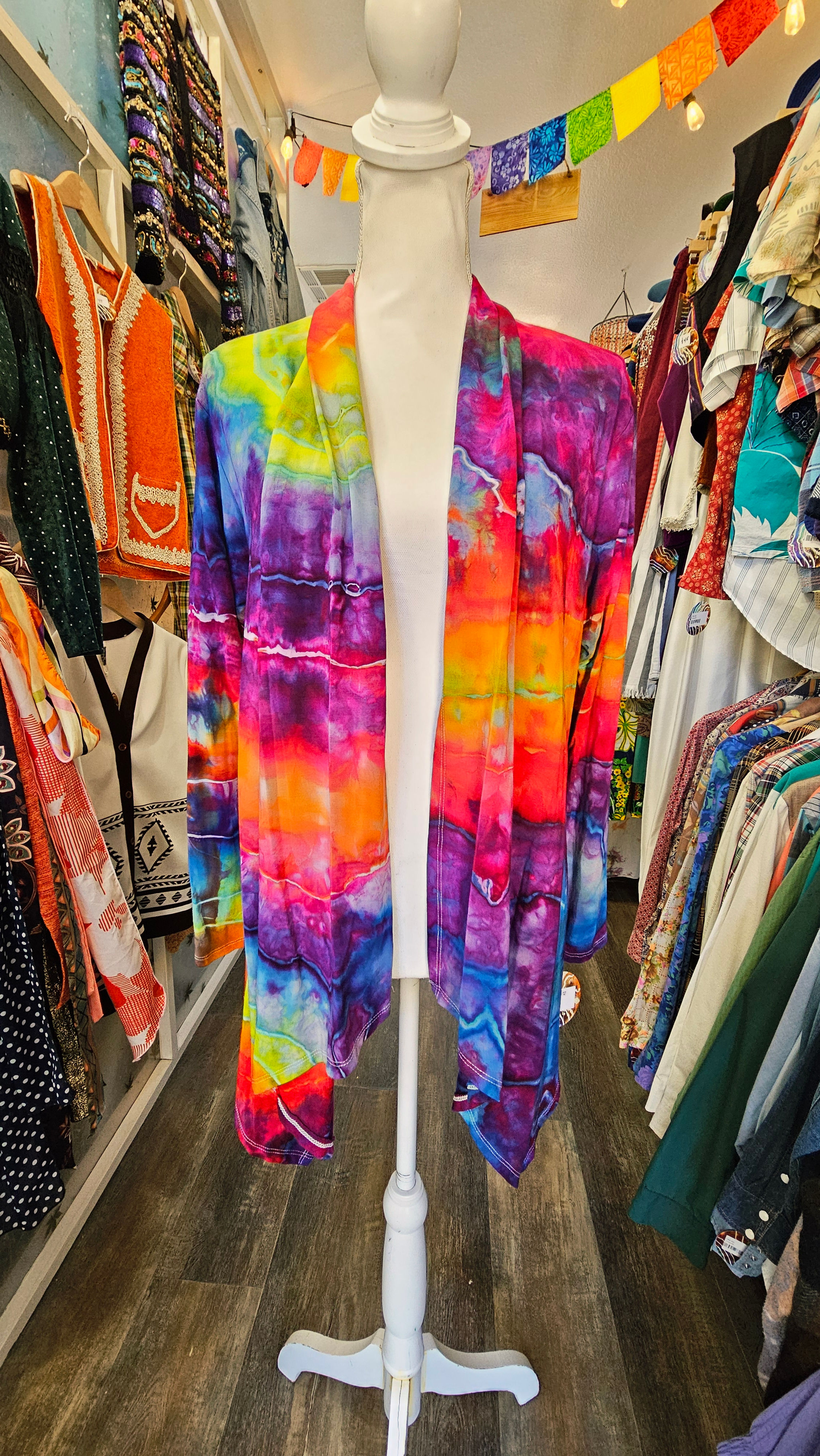 Rainbow Geode Party Cardy 