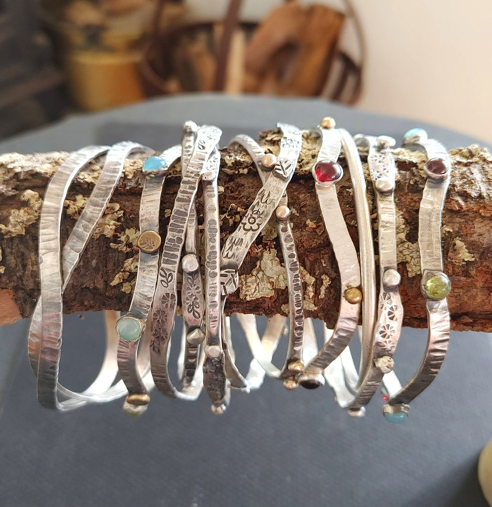 Thumbnail: Six leaf bangle