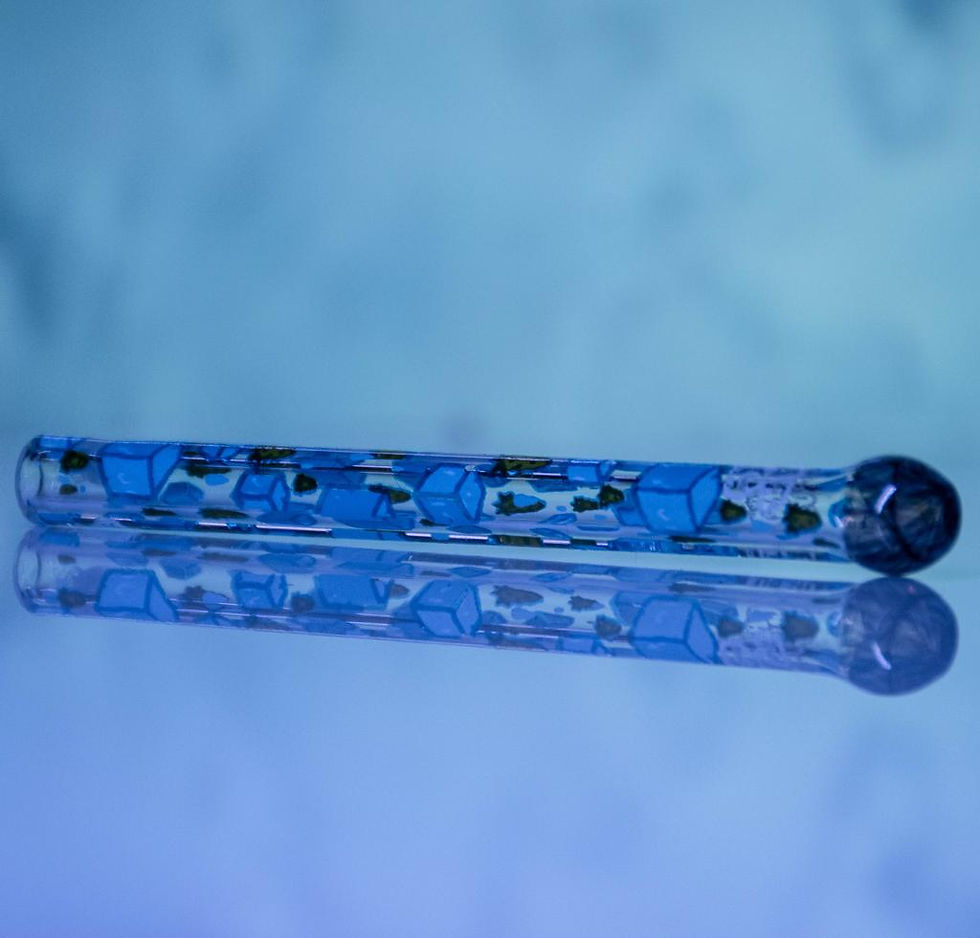 Piteira de  vidro BLACK PEARL - Nectar Gang x Strabe Glass