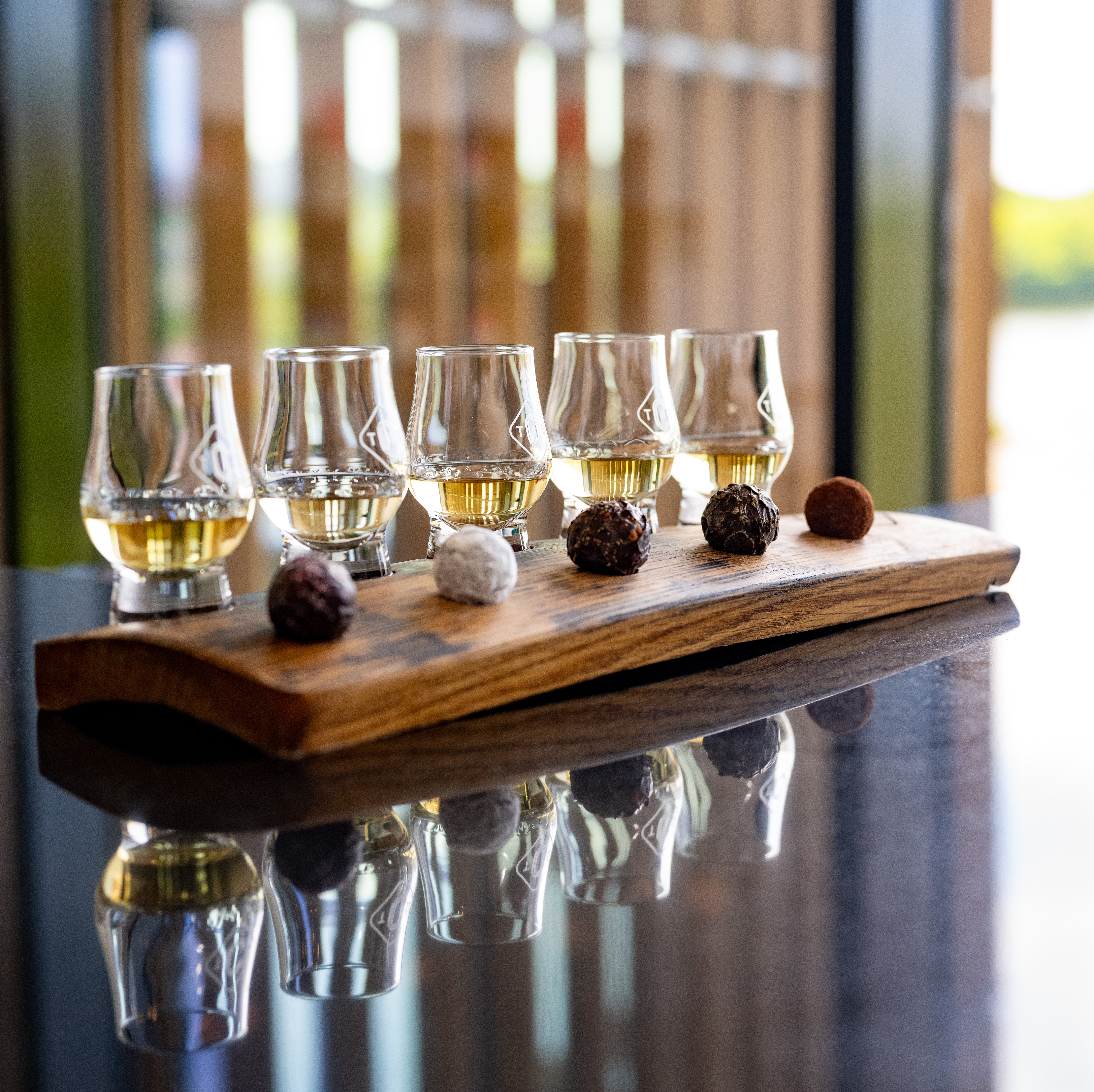 the clydeside distillery whisky and chocolate tasting pairing.