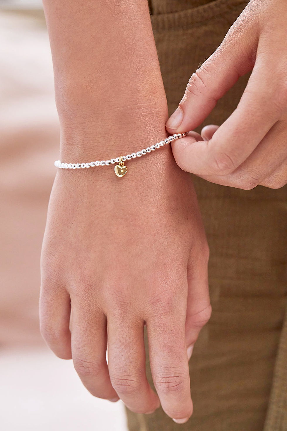 Thumbnail: Sienna Heart Charm Bracelet