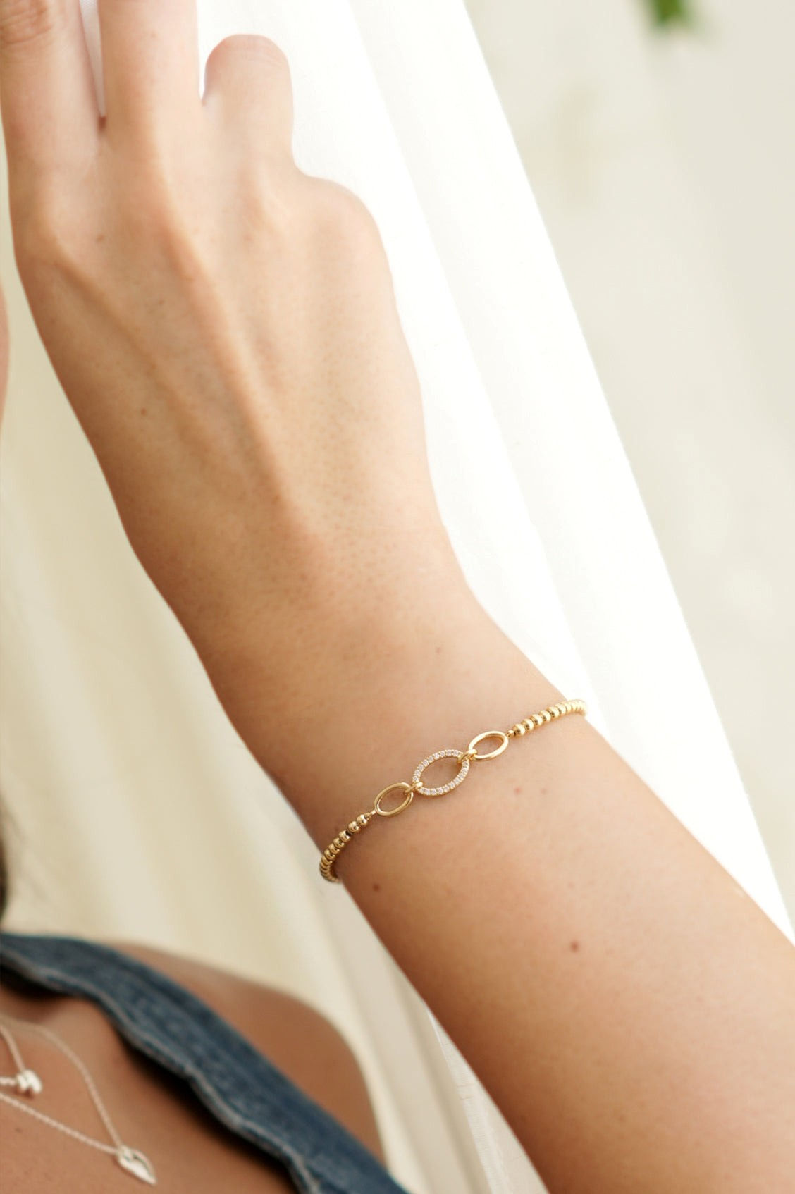 Louise Oval Link Bracelet