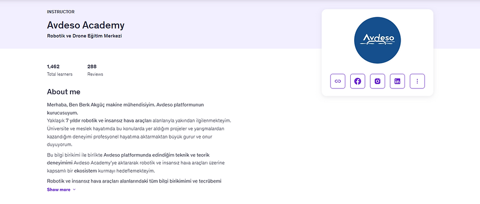 UDEM Platformundaki Eğitimimiz