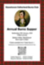 Burns Supper 2024 poster