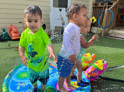 Children on Splash Pad