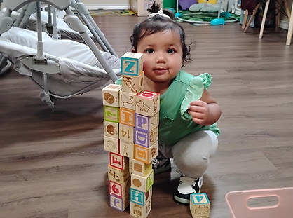 Child with Blocks