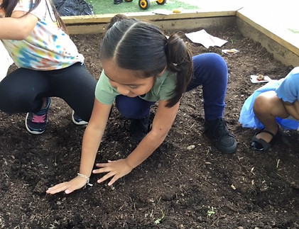 Children Gardening