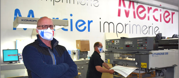 À Montargis, l'imprimerie Mercier dans les starting-blocks en prenant toutes les mesures de prot